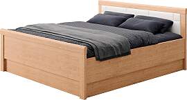 Einzelbett PRIESS "Arnsberg", braun