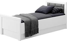 Einzelbett PRIESS "Arnsberg", weiß
