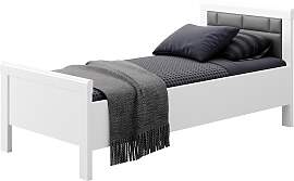Einzelbett PRIESS "Arnsberg", weiß