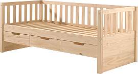 Einzelbett VIPACK "mit Schubladen, Kiefer
