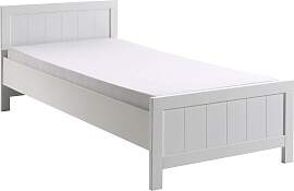 Einzelbett VIPACK, weiß, B:96cm H:77cm L:208cm,