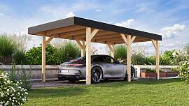 Einzelcarport KARIBU "aus