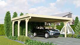 Einzelcarport KARIBU "Classic Grundpaket