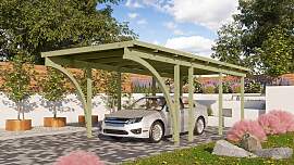 Einzelcarport KARIBU "»ECO 2« Variante C,