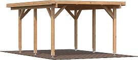 Einzelcarport PALMAKO "Karl", braun