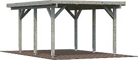 Einzelcarport PALMAKO "Karl", grau