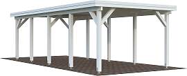 Einzelcarport PALMAKO "Karl", weiß,