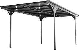 Einzelcarport WESTMANN "Flachdach", grau 