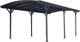 Einzelcarport WESTMANN "Rundbogen", grau 