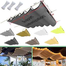 Einziehbar Welle Sonnensegel 60x300cm(BxL)