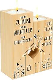 Einzugsgeschenk Set Neues Zuhause – Holz