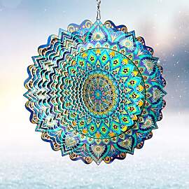 Eiryhope Windspiel Pfau Mandala Windspiel