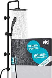 EISL EASY FRESH Duschset schwarz, Duschsystem ohne 
