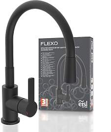 EISL Flexo Schwarz Flexible Spültischarmatur,