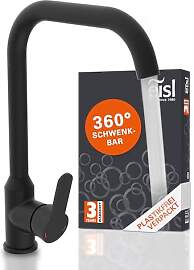 EISL Monza Wasserhahn Küche schwarz,