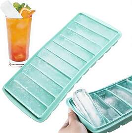Eiswürfelform Silikon, 10 Fächer Silikonform