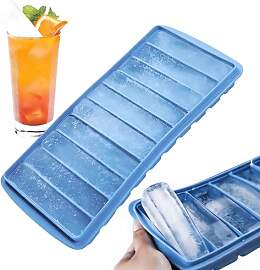Eiswürfelform Silikon, 10 Fächer Silikonform