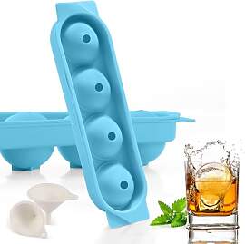 Eiswürfelform Silikon, 2 Pack 8x Eiswürfel Rund