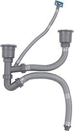 Ejoyous Küchenspüle Abflussschlauch Kit, Doppel