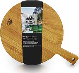 EKFJAELL Premium Pizzabrett Eiche 40x30x2 cm - Ca. 