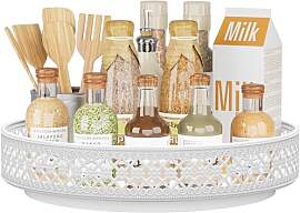 EKNITEY Lazy Susan Drehteller-Organizer – 33 cm