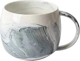 eKsdf Marmoroptik Kaffeetassen Tasse Bauchig