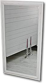 elbmöbel Wandspiegel 132 x 72cm groß in weiß