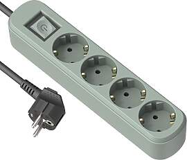 Electraline 62424 Steckdosenleiste 4-Fach Schuko