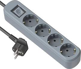 Electraline 62425 Steckdosenleiste 4-Fach Schuko