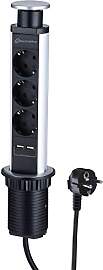 Electraline 62557 Tower Tischsteckdosenleiste