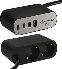 Electraline 62583 Steckdosenleiste für den