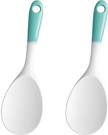 Elegaperma 2 Stück Silicone Rice Paddle,