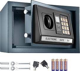 Elektronischer Safe Tresor mit Schlüssel und