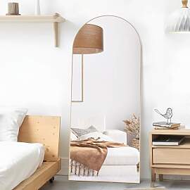 Elemango 165 x 60 cm gewölbter Bodenspiegel, Gold 