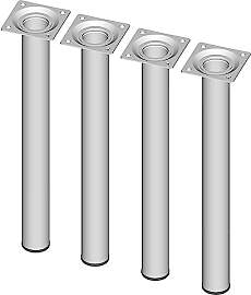 Element System Möbelfuß rund – Stahlrohrfuß,