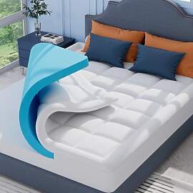 ELEMUSE Matratzen Topper 160x200cm, H3 Gel Topper