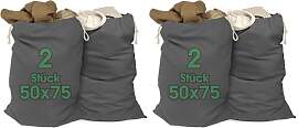 ELES VIDA® - 2 Stück Wäschesäcke 50x75 cm aus