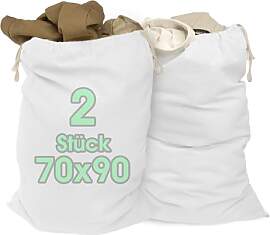 ELES VIDA® - XXL Wäschebeutel 2 Set 70x90cm aus