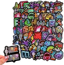 ElevateTech Coole Neon-Sticker Wasserfeste