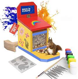 Eli® Eichhörnchen Futterhaus Bausatz für Kinder 