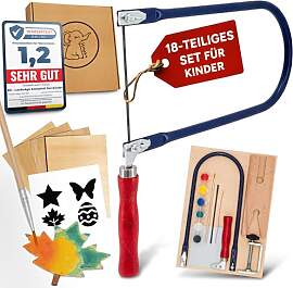 Eli® Laubsäge für Kinder - Komplett Set für