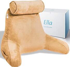 Ella Lesekissen für Bett und Sofa mit Abnehmbarer 
