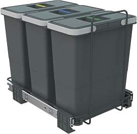 Elletipi ECOFIL PF01 34B4 Abfalleimer, ausziehbar, 