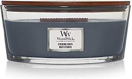 Ellipsenförmige WoodWick Duftkerze mit