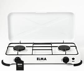 ELMA Camping Gaskocher 2-flammig, kompatibel mit