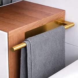 ELMOWO - Premium Edelstahl Handtuchhalter einarmig 