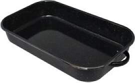 ELO Basic Brat-/Auflaufform schwarz Eisen B/H/L: