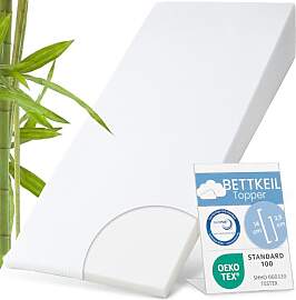 ELONEO Bettkeil Topper 80 x 190 cm aus