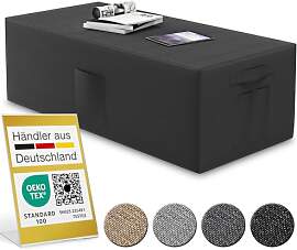 ELONEO Husse für Klappmatratze 140x195x15 cm, mit 