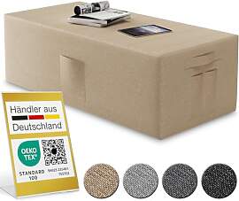 ELONEO Husse für Klappmatratze 160x195x15 cm, mit 